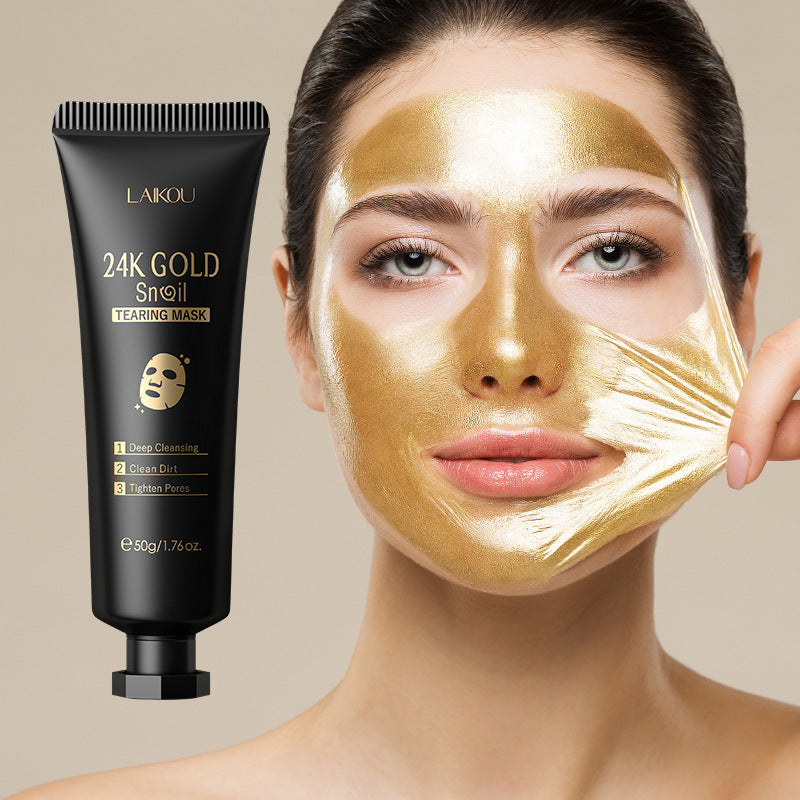 Confezione della maschera viso illuminante alla bava di lumaca