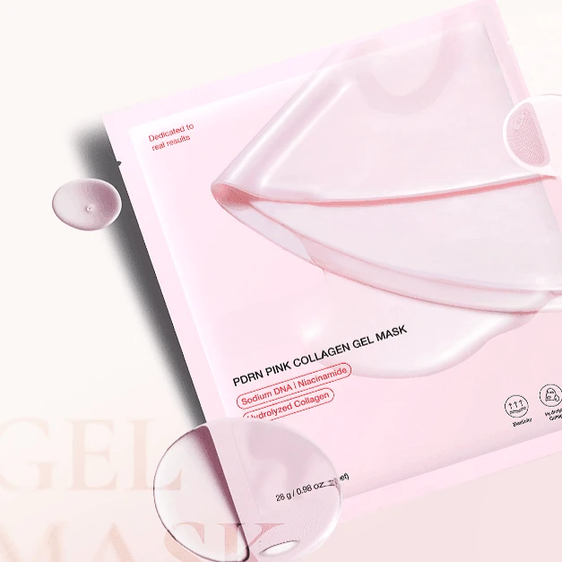Texture in idrogel della maschera viso al collagene