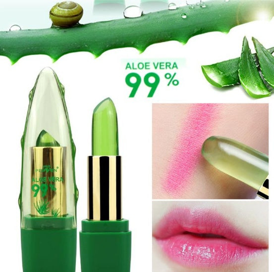 Rossetto idratante che cambia colore con confezione elegante
