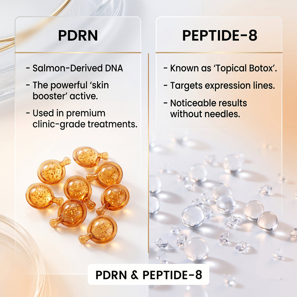 Siero viso ispirato alla skincare coreana effetto glass skin