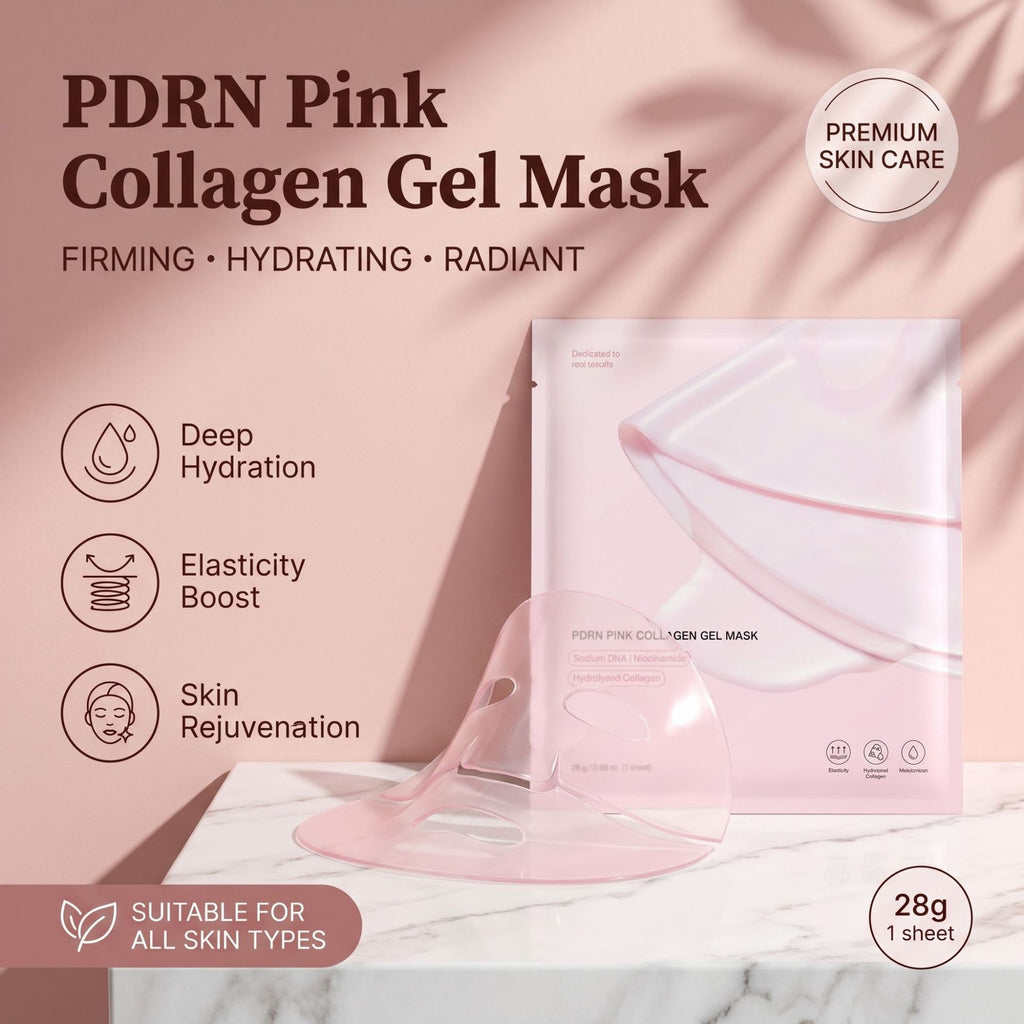 Maschera Viso Notturna Idratante al Collagene e PDRN Luviabrand