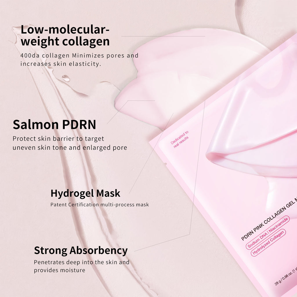 Maschera Viso Notturna Idratante al Collagene e PDRN Luviabrand