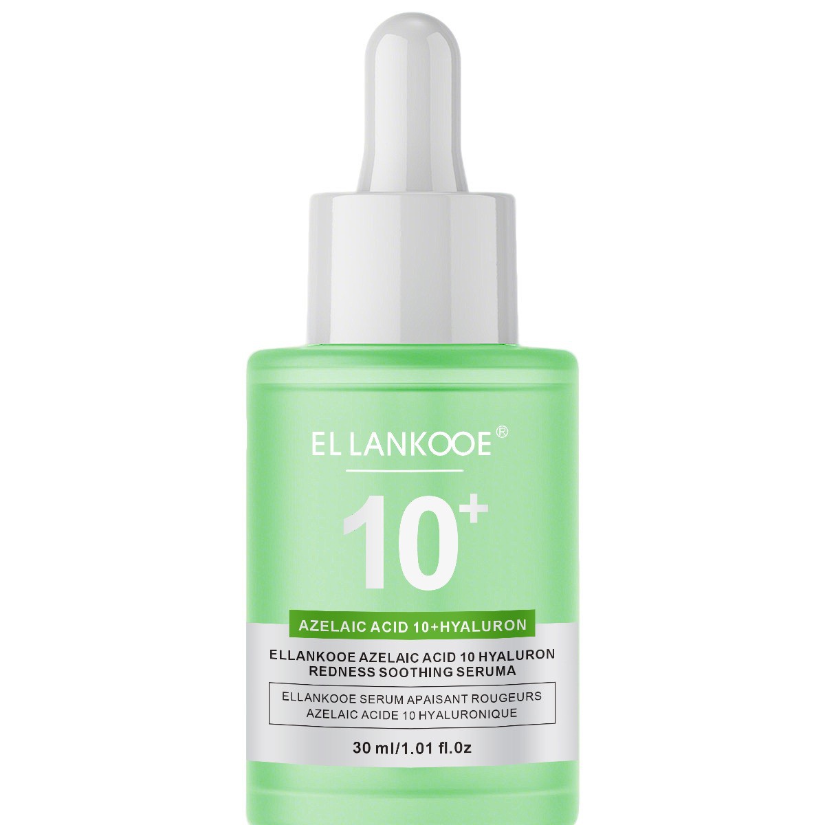 Flacone di siero viso all’acido azelaico 10% per una pelle dall’aspetto fresco