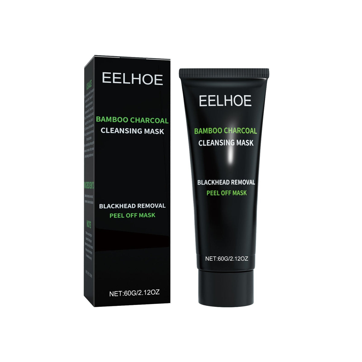 Maschera peel-off applicata sul viso per detergere i pori