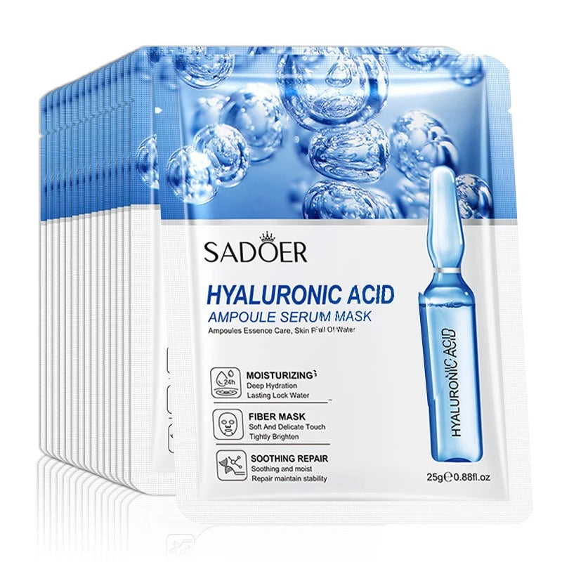 Maschera Viso in Tessuto con Acido Ialuronico Luviabrand