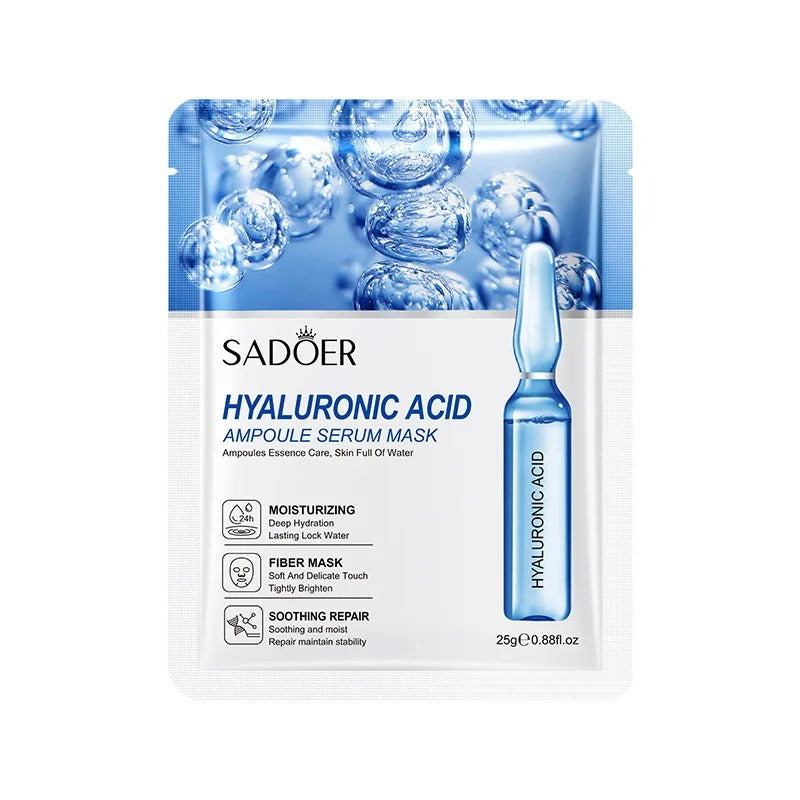 Maschera Viso in Tessuto con Acido Ialuronico Luviabrand