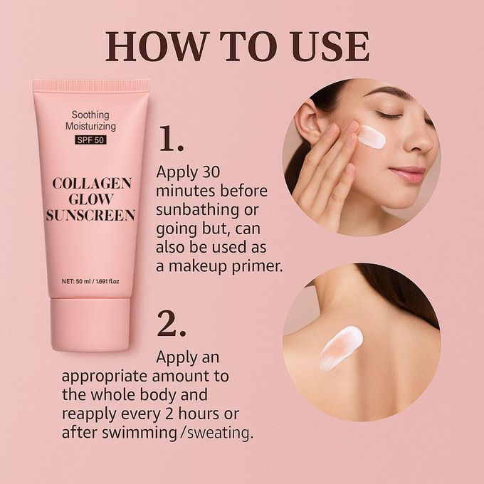 Crema Viso Idratante Al Collagene SPF 50 Luviabrand