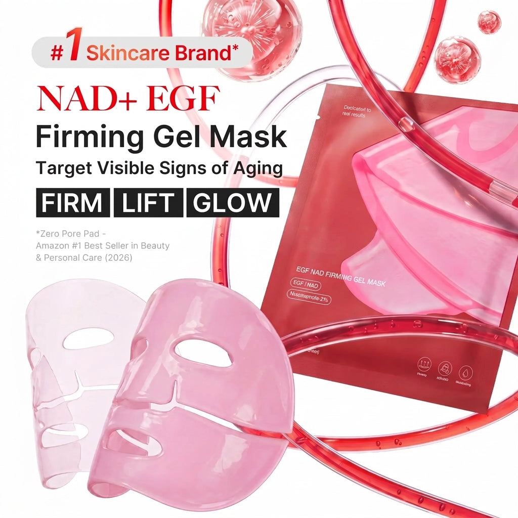 Routine viso con siero NAD+ EGF e maschera idrogel