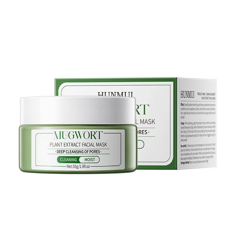 Maschera viso detox all’artemisia mostrata nella sua confezione