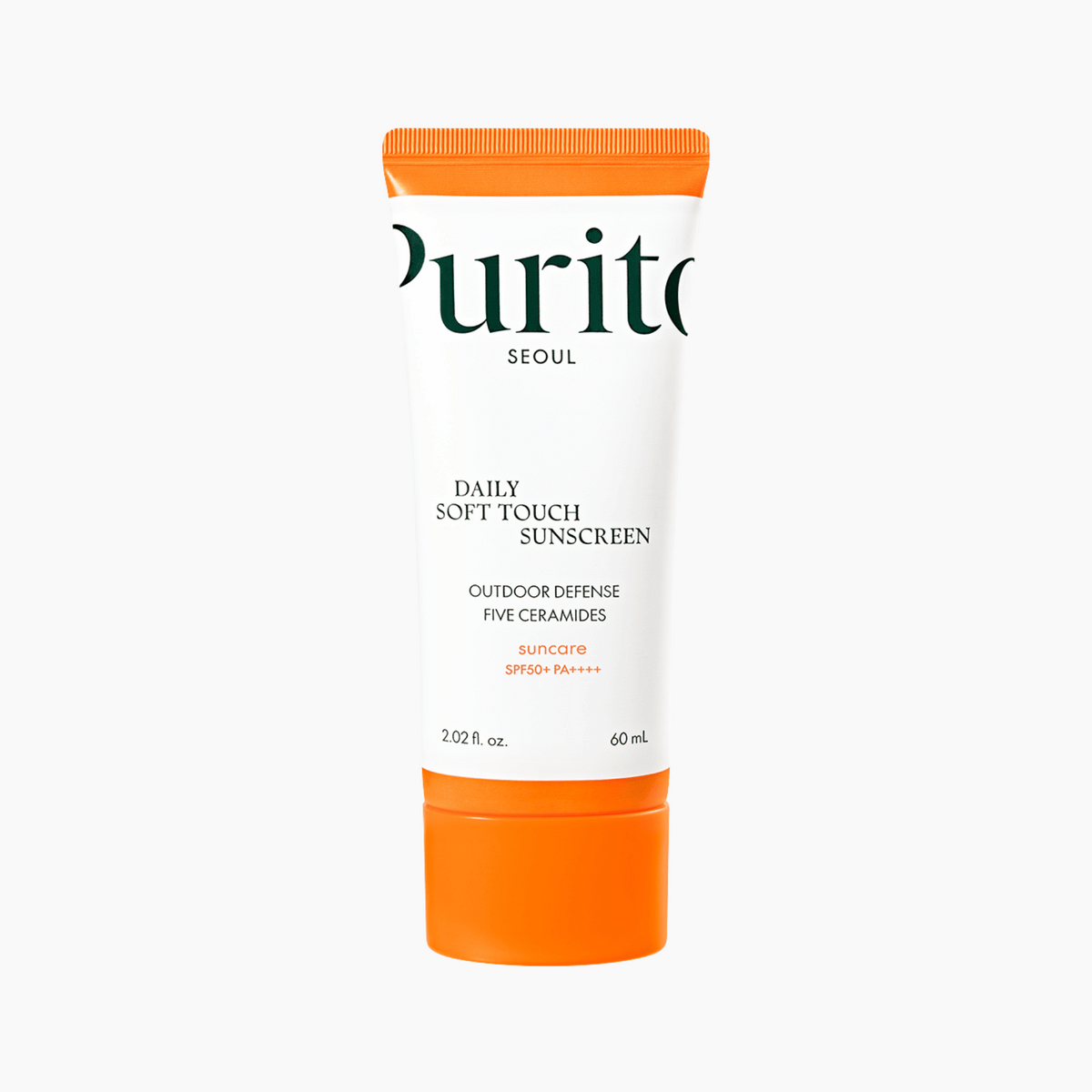Protezione solare viso SPF 50 PA++++ Purito Seoul in confezione