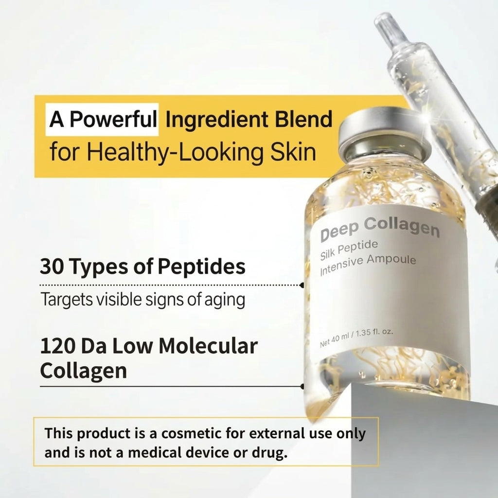 Texture setosa del siero viso ai peptidi su una superficie pulita