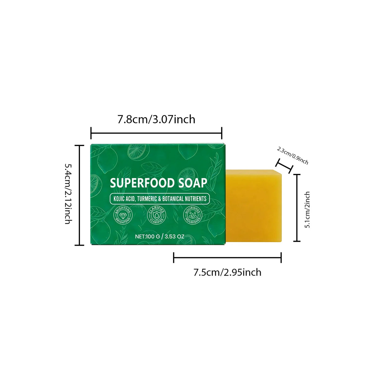 Saponetta per detergere viso e corpo