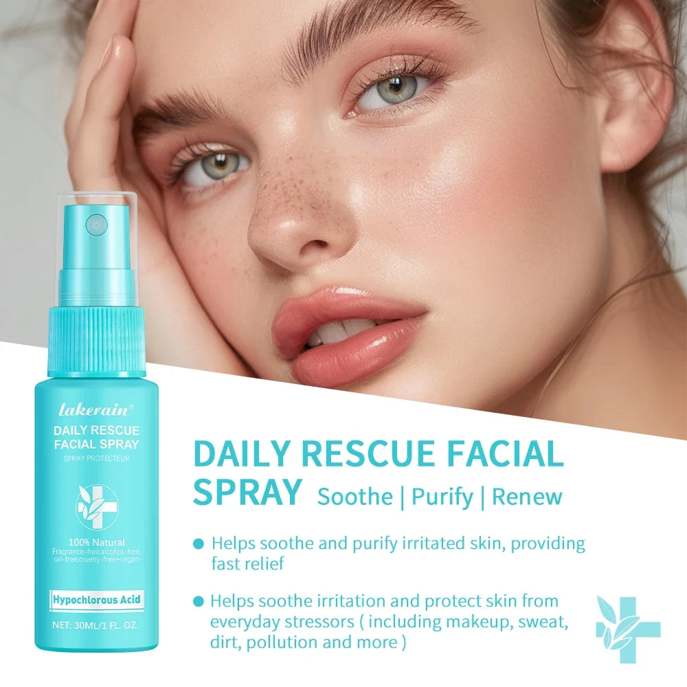 Flacone di tonico spray viso all’acido ipocloroso da 30 ml