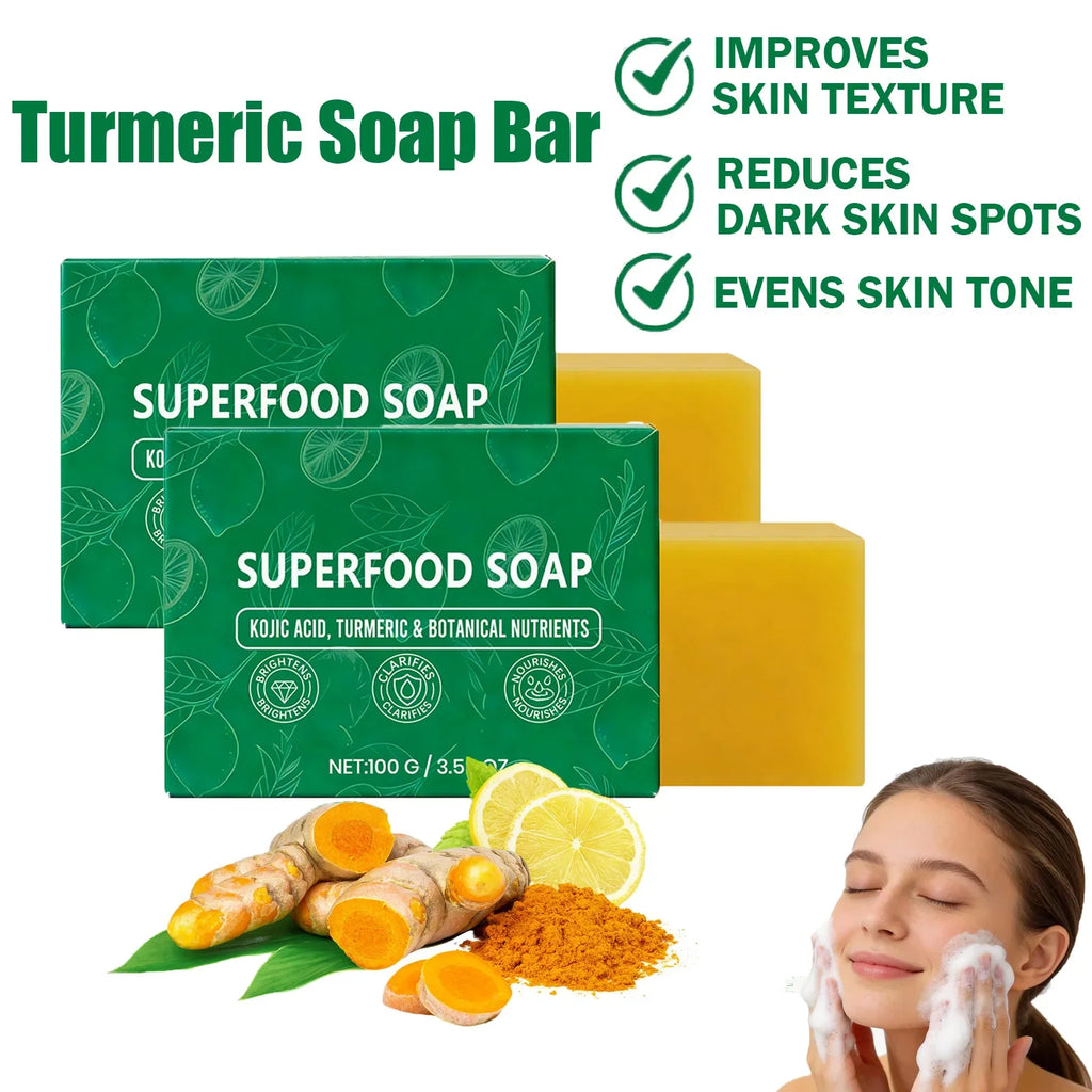 Saponetta viso e corpo alla curcuma con acido kojico