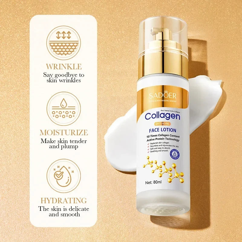 Siero viso al collagene per idratare e rinfrescare la pelle
