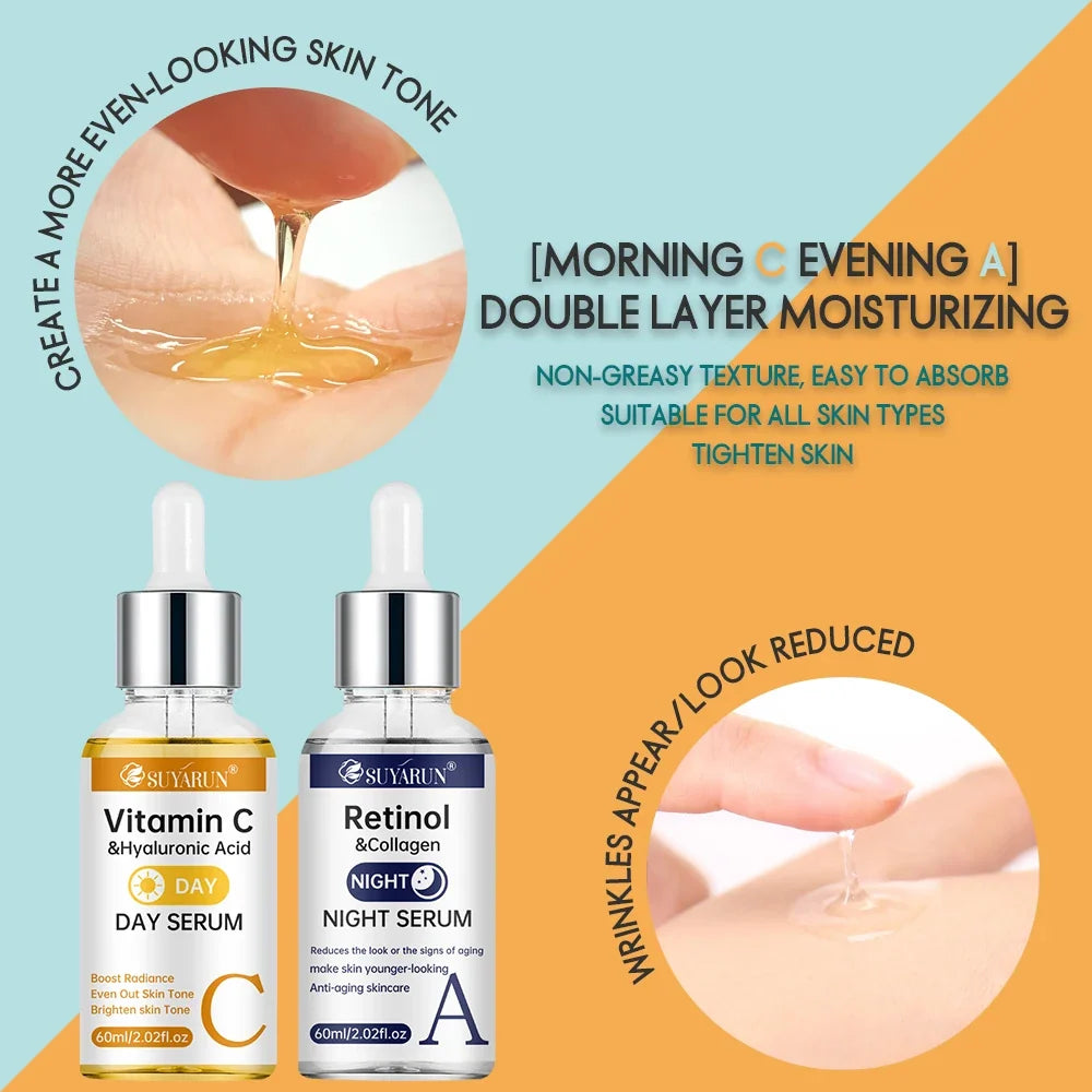 Siero viso illuminante con vitamina C per la routine del mattino