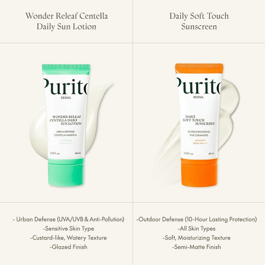 Crema solare viso Purito Seoul con finish soft touch
