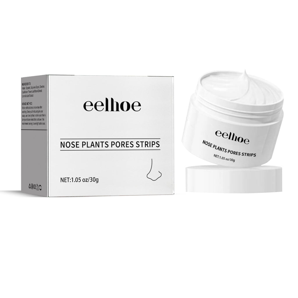 Routine viso con crema detergente e patch nasale per punti neri
