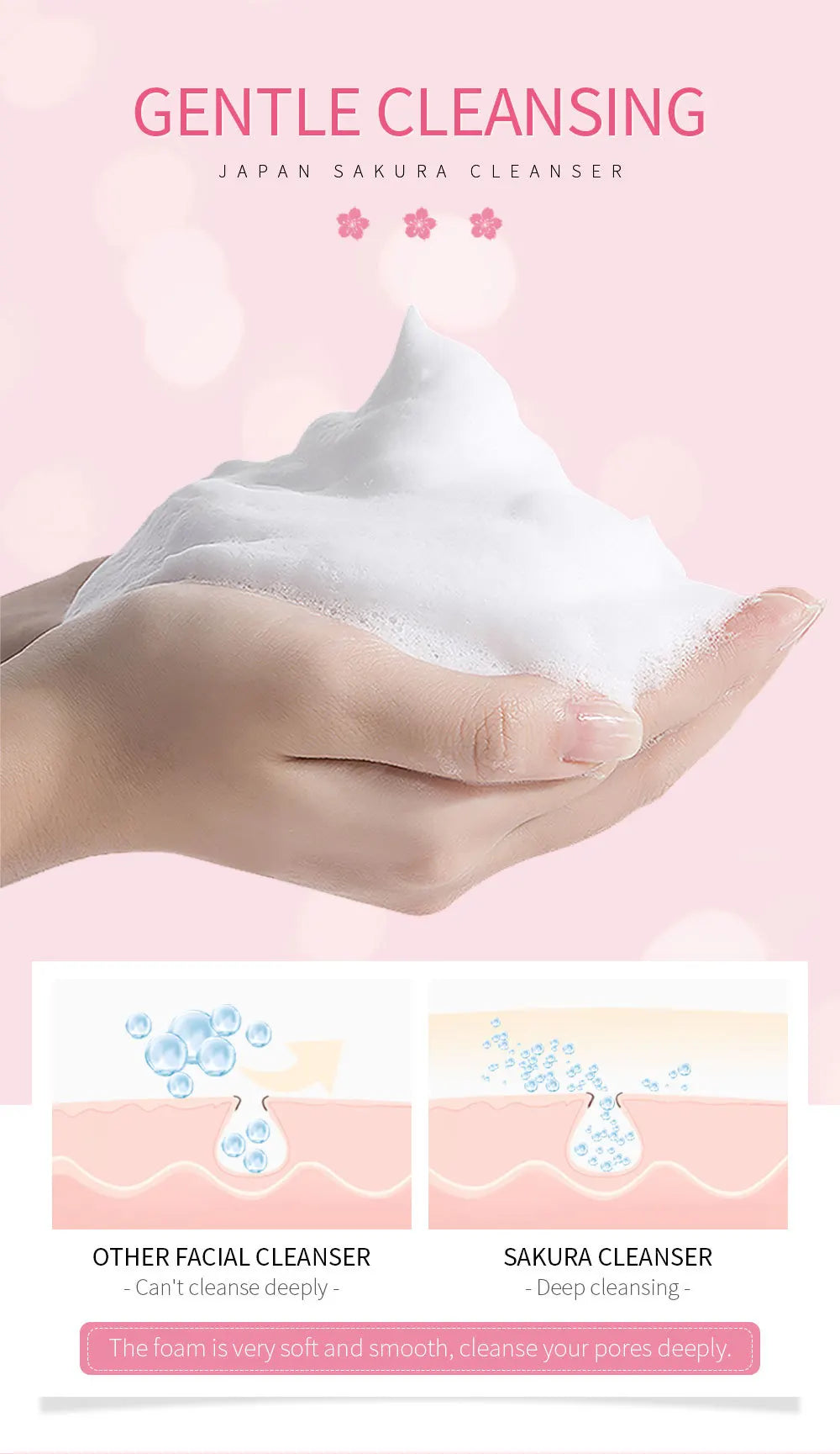Prodotto detergente viso per rimuovere punti neri e impurità