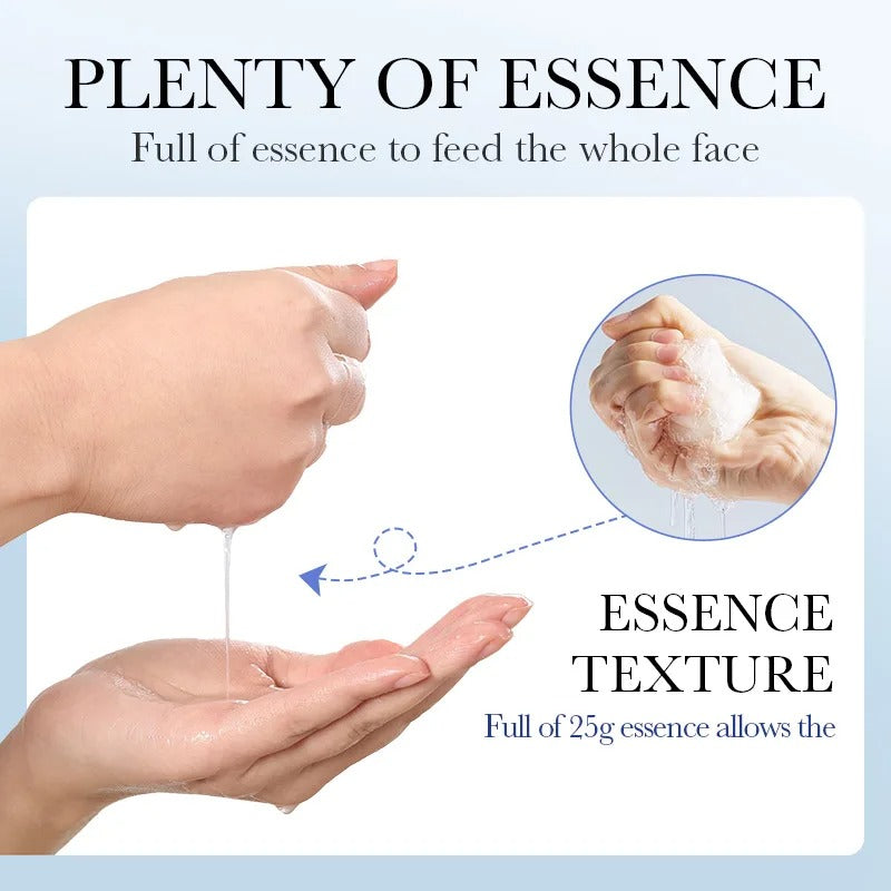 Maschera Viso in Tessuto con Acido Ialuronico Luviabrand