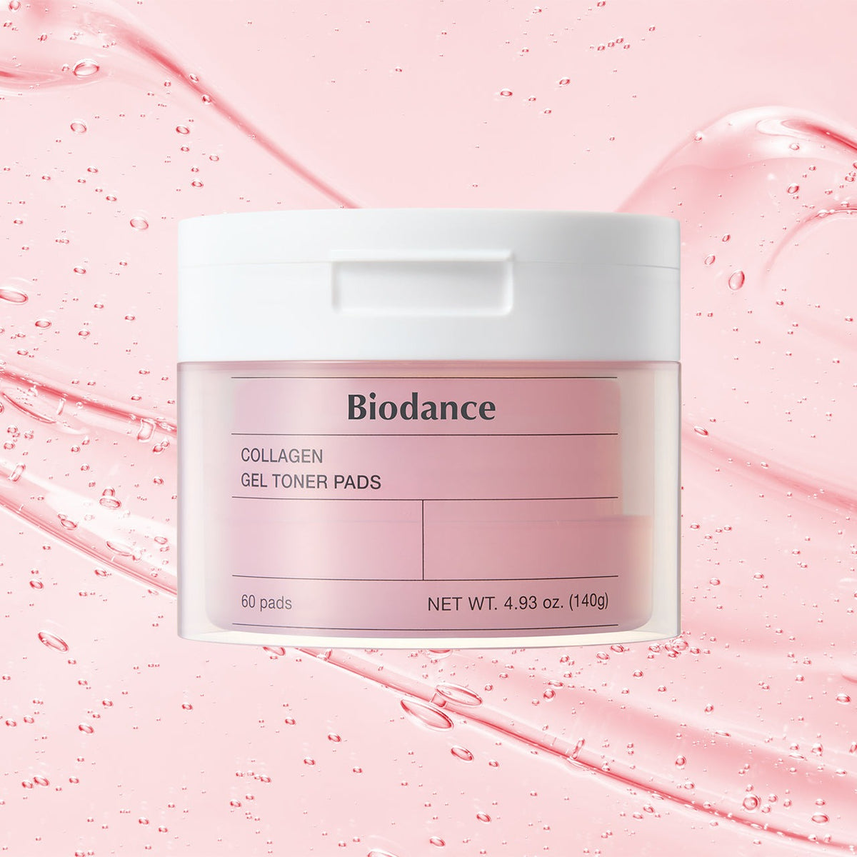 Routine viso con dischetti tonici al collagene in gel da 60 pezzi