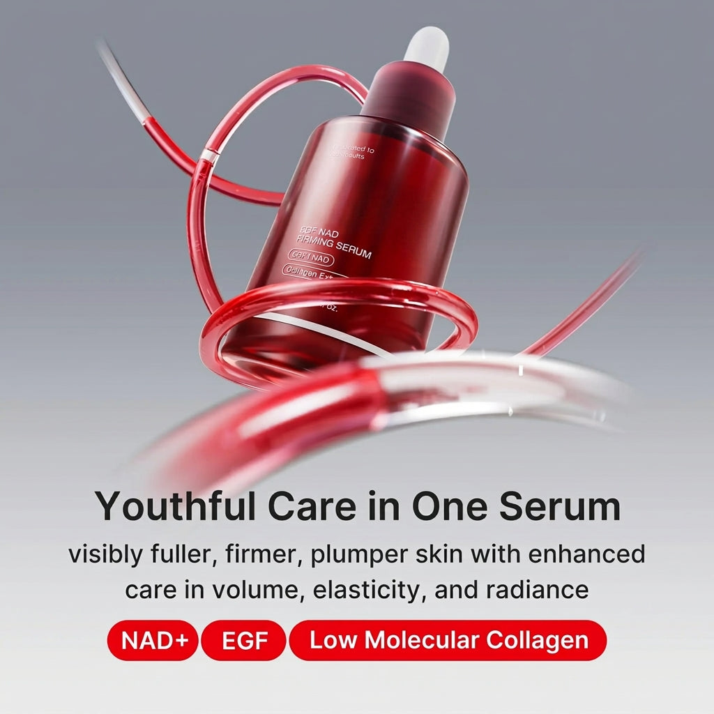 Duo skincare NAD+ EGF composto da siero viso e maschera idrogel