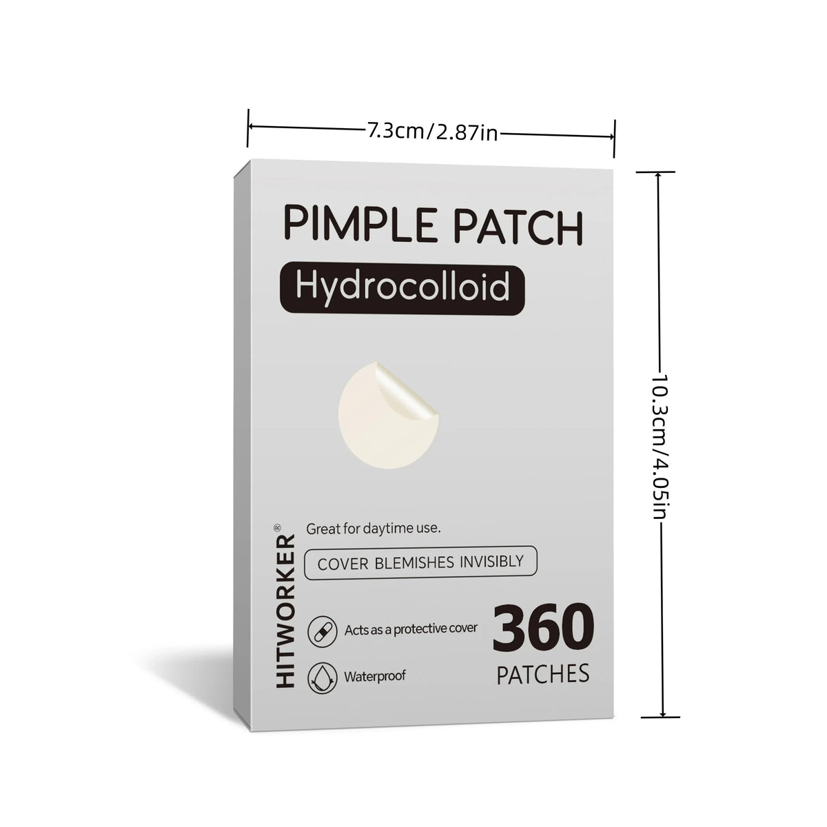 Confezione con 360 cerotti idrocolloidali per la cura del viso