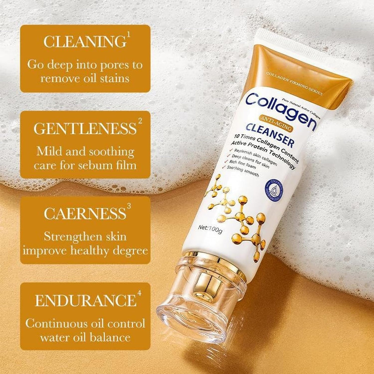 Set regalo con trattamento viso al collagene in sei pezzi